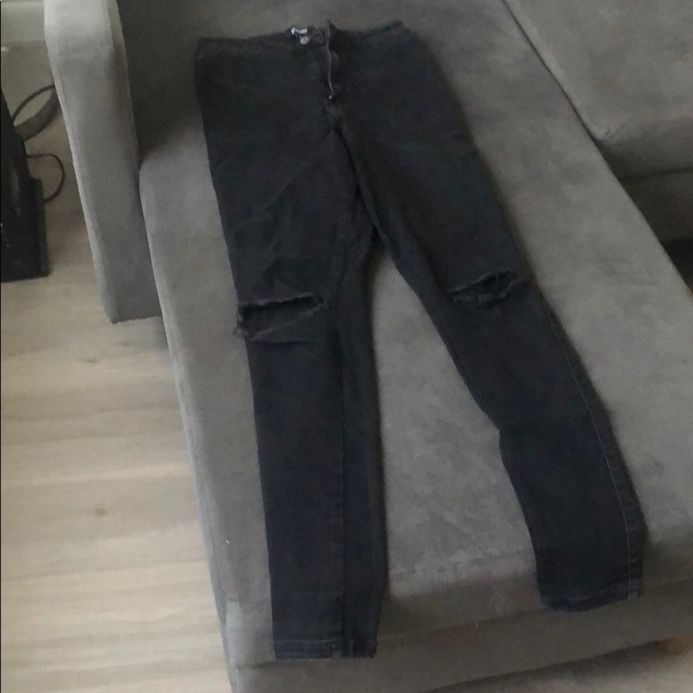 Super High Rise Black Skinny Jean US 6 UK 10